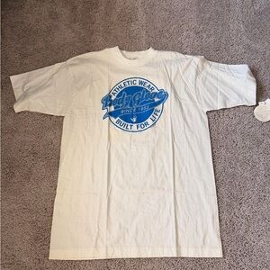 Body Glove White Tee with Yellow Logo Tag